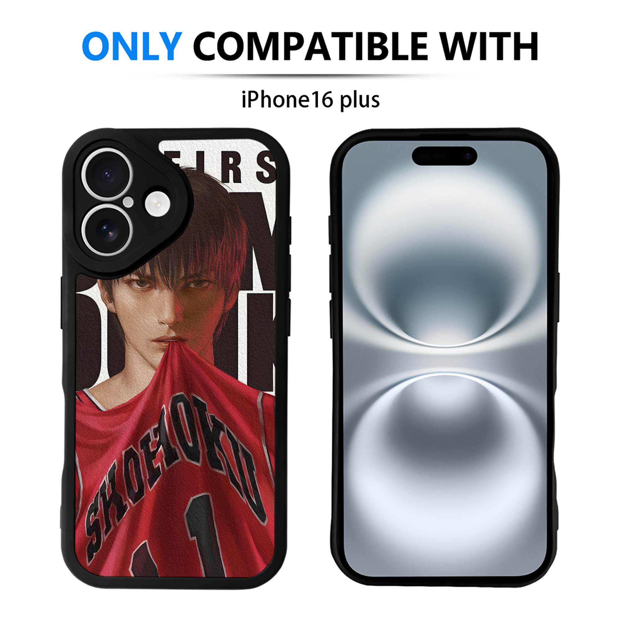 （画像用） SLAM DUNK／スラムダンク 【iPhone 16シリーズ対応】シリコンスマホケース（レザー調） 材質：シリコン